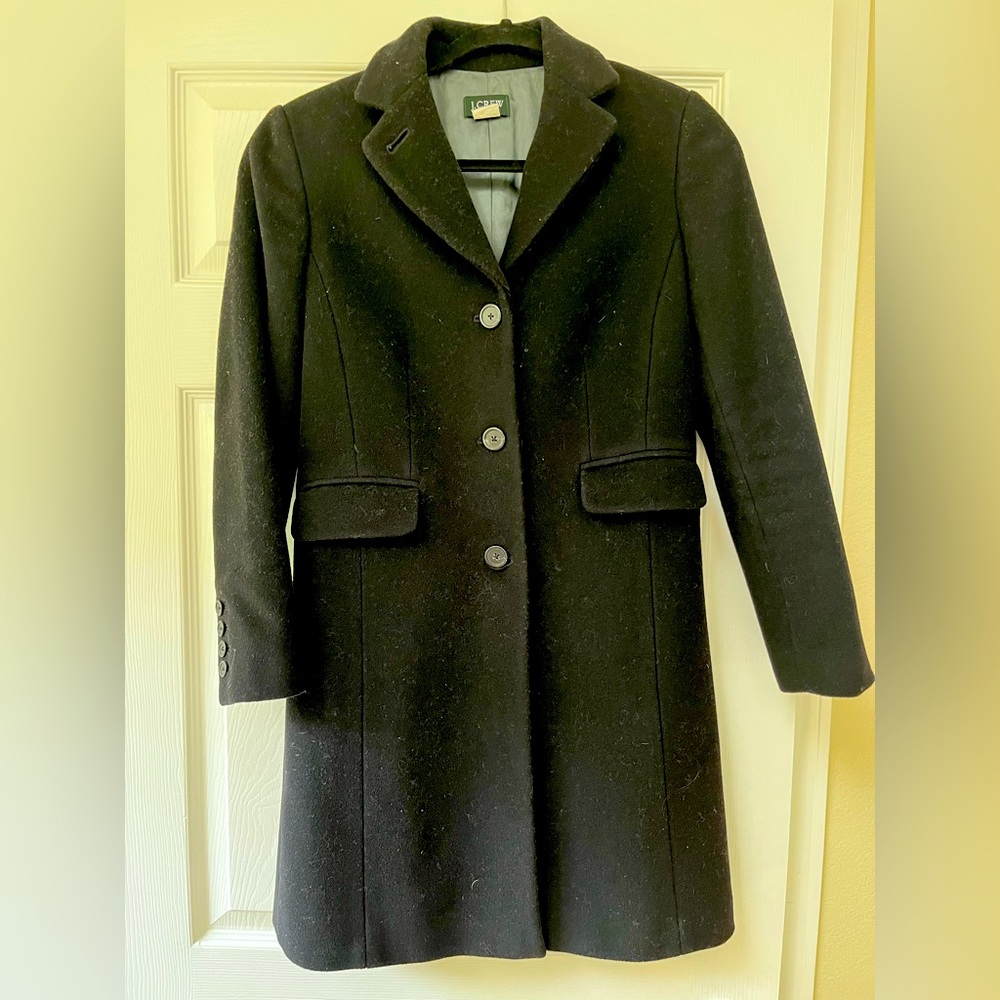JCrew cashmere/wool coat